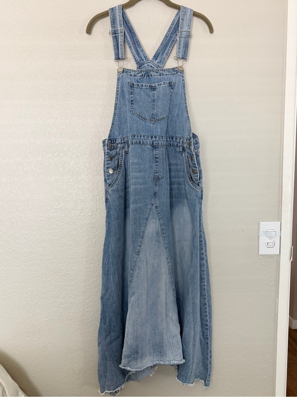 Overall denim dress
